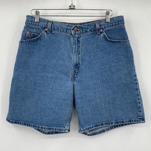 Levi's Vintage 90s 36951 Relaxed Fit Jean Shorts Women Sz 16 Blue Cotton Denim